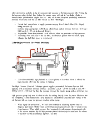 Diagnosing crd faults with a pressure tester DOCX