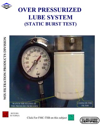 Diagnosing fuel filters | PDF