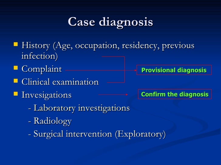 Diagnosis