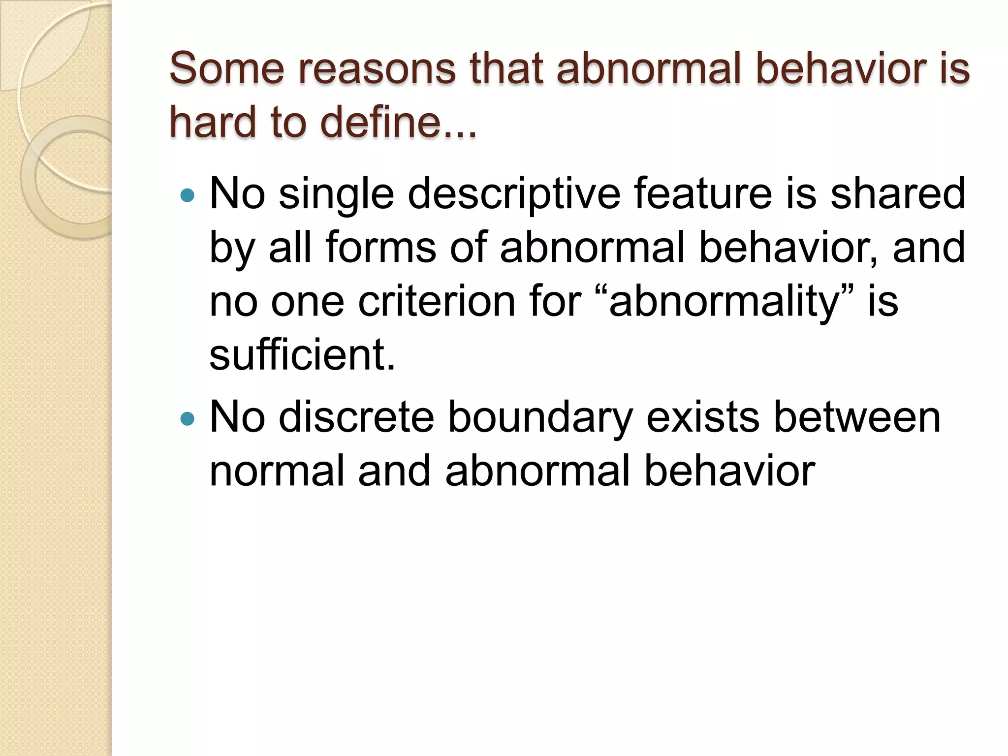 Diagnosis and classification of psychological problems | PPTX