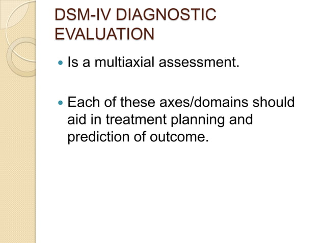 Diagnosis and classification of psychological problems | PPT