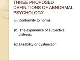 Diagnosis and classification of psychological problems | PPT