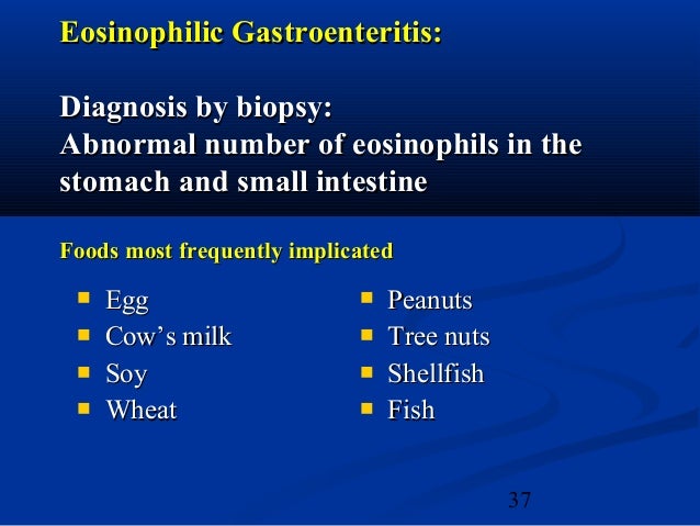 Eosinophilia Diet Chart