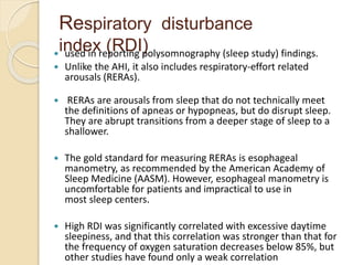 Diagnosis and investigations of Obstructive sleep apnea | PPTX