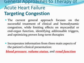 Diagnosis and management of acute heart failure | PPTX