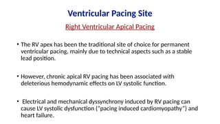 Traditional Rv Pacing Diagnosis and management of AV Blocks.pptx
