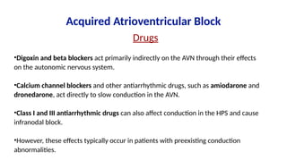 Diagnosis and management of AV Blocks.pptx
