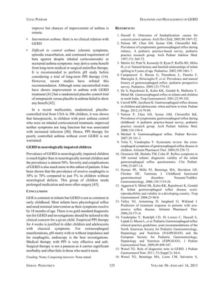 Diagnosis and management of gastroesophageal reflux disease (gerd) jan ...