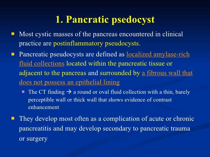 Diagnosis And Management Of Pancreatic Cystic Lesion