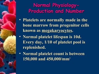 Diagnosis and management of thombocytopenic disorders | PPT