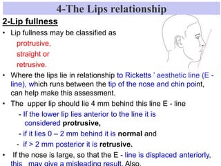 Ricketts Line Diagnosis and treatment planing | PPTX