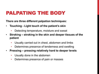 Palping Diagnosis by Palpation | PPTX