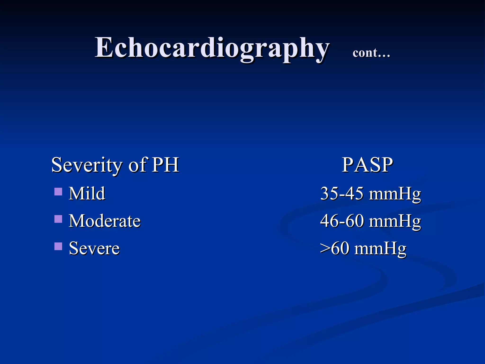 Diagnosis & Classification of Pulmonary Hypertension | PPT