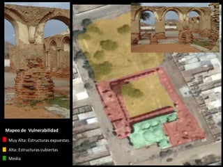 Mapeo de Vulnerabilidad 
Muy Alta: Estructuras expuestas. 
Media 
Alta: Estructuras cubiertas  