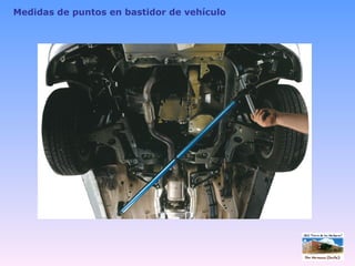 Medidas de puntos en bastidor de vehículo 