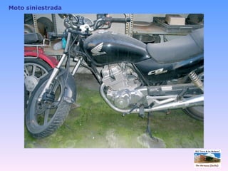 Moto siniestrada 