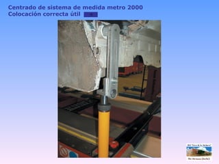 Centrado de sistema de medida metro 2000 Colocación correcta útil 