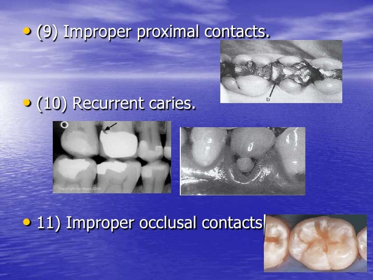 Diagnosis in operative dentistry