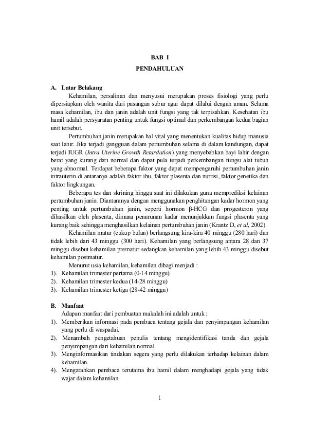 Diagnosis Kehamilan 1