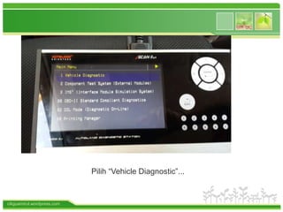 cikguamirul.wordpress.com
Pilih “Vehicle Diagnostic”...
 