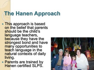 Hanen Method Pdf Diagnosis &management of autistic spectrum disorders | PPTX