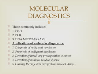 DIAGNOSIS OF CANCER, TUMOR MARKERS AND PARANEOPLASTIC.pptx