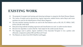 DIAGNOSIS OF CARDIOVASCULAR DISEASE USING MACHINE LEARNING ALGORITHMS.pptx