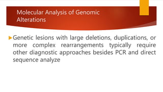 Diagnosis of genetic diseases | PPTX