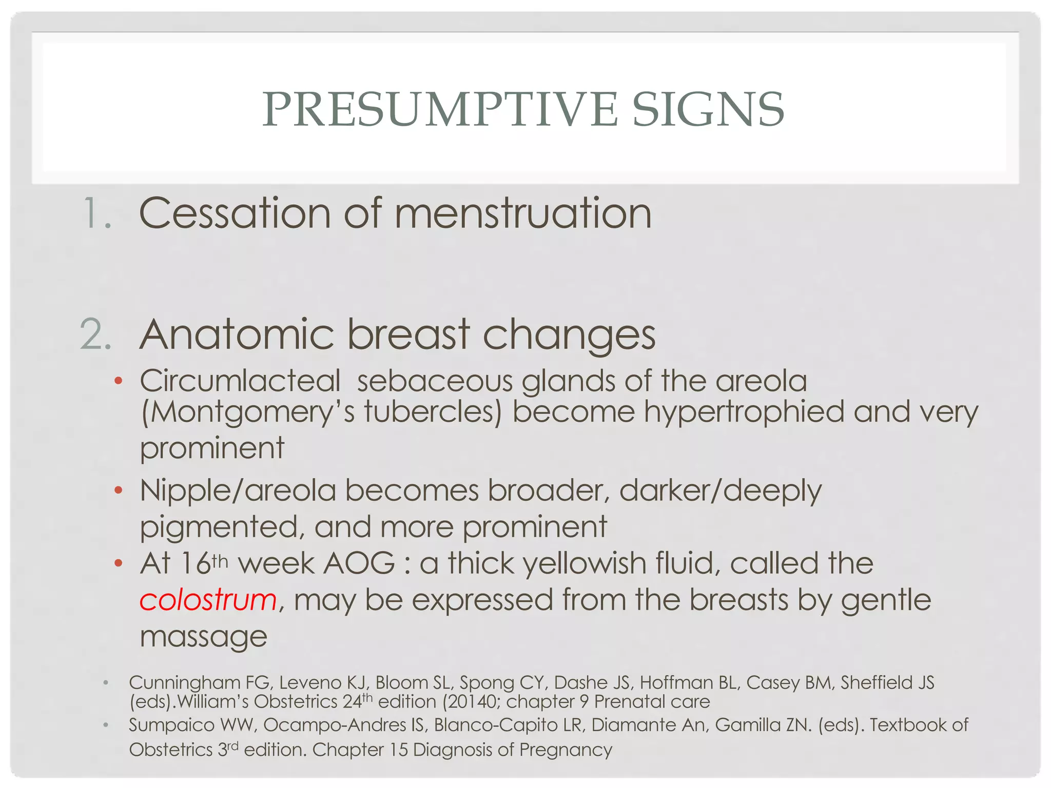 Diagnosis of pregnancy | PDF