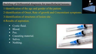 Caseating Material Diagnosis for maxillofacial students | PPTX