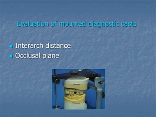 Interarch Distance Measurement diagnosis_treatment_planning-28-1-15.ppt