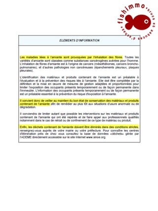 Diagnostic amiante pour la vente d'un logement