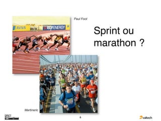 Sprint ou
    marathon ?




6
 