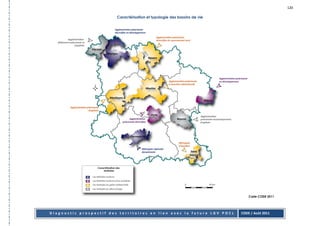 120

                         Caractérisation et typologie des bassins de vie




                                                                               Carte CODE 2011




Diagnostic prospectif des territoires en lien avec la future LGV POCL      CODE / Août 2011
 