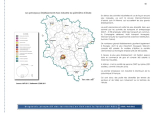 48



           Les principaux établissements hors industrie du périmètre d’étude
                                                                               En dehors des activités industrielles et ce de façon encore
                                                                               plus marquée, ce sont là encore Clermont-Ferrand
                                                                               d’abord, puis St Etienne, qui accueillent les plus grands
                                                                               établissements.

                                                                               Le profil clermontois est cette fois plus diversifié, bien que
                                                                               dominé par les activités de transports et entreposage
                                                                               (SNCF – 2 700 employés, SAEM des transports en commun,
                                                                               la Compagnie aérienne, Multi transport Auvergne).
                                                                               Viennent ensuite les hypermarchés (Clermont Distribution,
                                                                               Auchan, Casino).

                                                                               De nombreux grands établissements gravitent également
                                                                               à Bourges, dont le plus important, Bouygues Telecom
                                                                               compte 420 salariés. En matière d’édition la société
                                                                               clermontoise La Montagne emploie près de 450 salariés.

                                                                               A Nevers, le plus gros établissement –SA Textilot- exerce
                                                                               dans le commerce de gros et compte 360 salariés à
                                                                               Varennes-Vauzelles.

                                                                               A Mâcon, c’est la société de services ONET qui prime (520
                                                                               salariés), comme à Moulins (310).

                                                                               Le premier employeur non industriel à Montluçon est la
                                                                               polyclinique St François.

                                                                               Ce sont donc des profils très diversifiés (en termes de
                                                                               secteurs et de taille) qui s’observent sur le territoire de
                                                                               l’étude.
Source: AEF 2011, Traitement CODE 2011




          Diagnostic prospectif des territoires en lien avec la future LGV POCL                        CODE / Août 2011
 