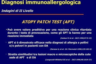 Diagnostica Allergologica | PPT