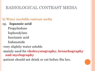 Diagnostic agents | PPT