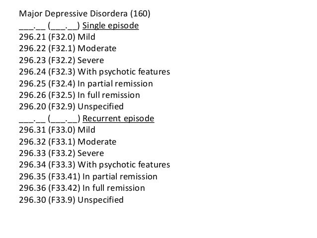 Diagnostic and statistical manual part2