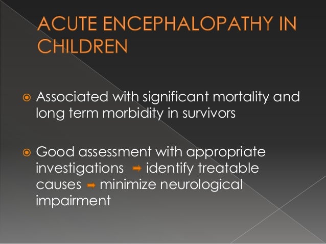 acute encephalopathy