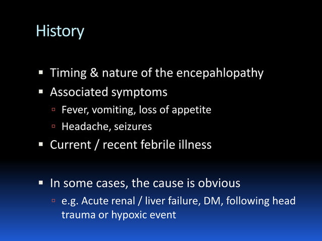 Diagnostic approach to acute encephalopathy | PDF