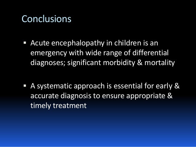 acute encephalopathy