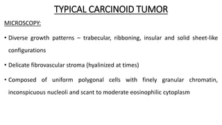 Diagnostic approach to neuroendocrine tumors of lung | PPTX