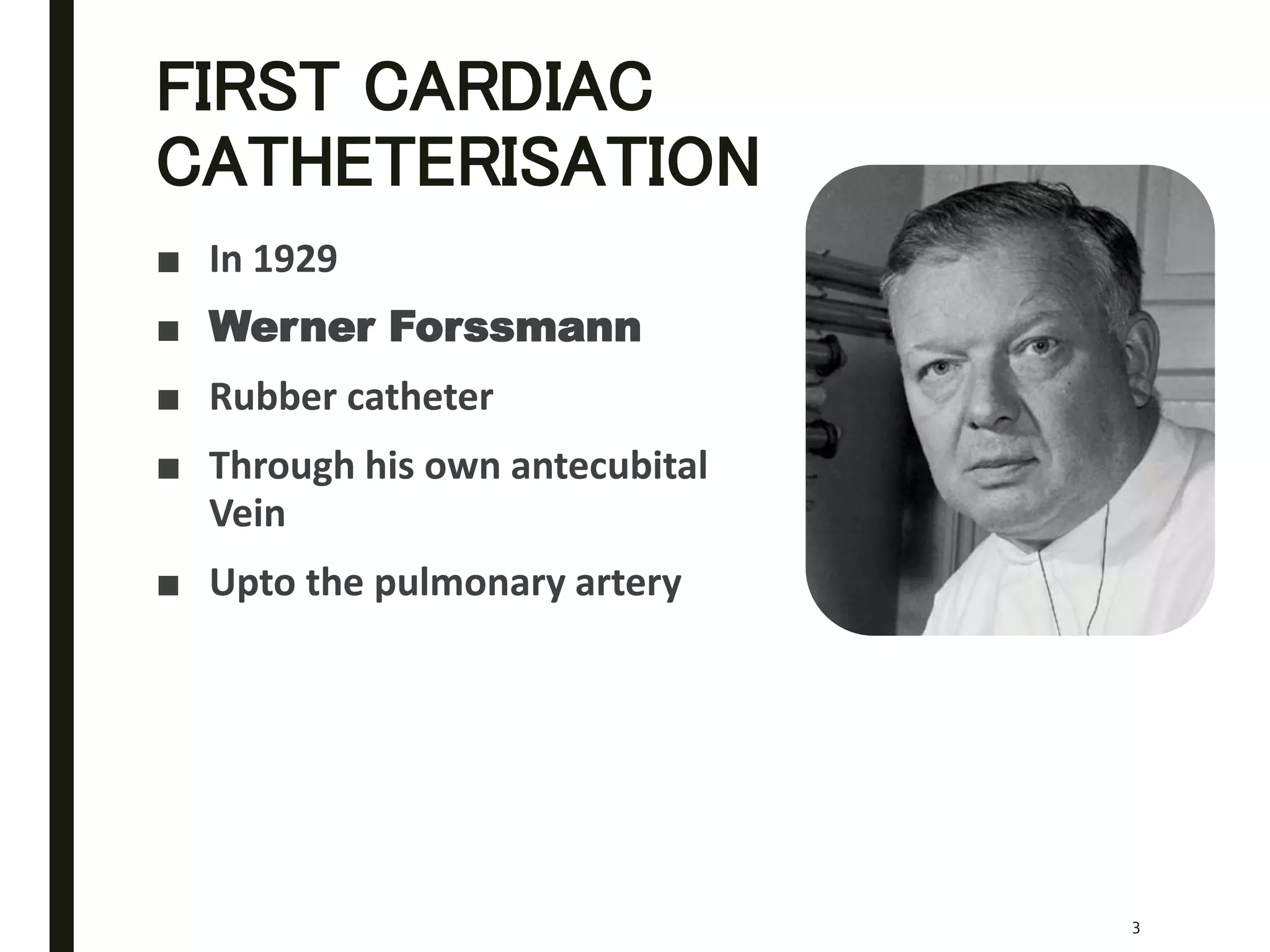 First Cardiac Cath Diagnostic catheters for coronary angiography | PPTX