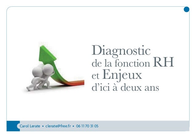 Diagnostic de la fonction rh et enjeux d'ici à deux ans carol lerate