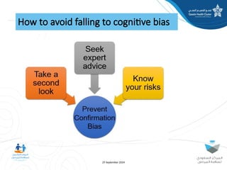 How to avoid falling to cognitive bias
25 September 2024
 