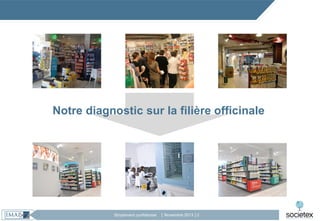 Notre diagnostic sur la filière officinale

Strictement confidentiel

│ Novembre 2013 │2

 