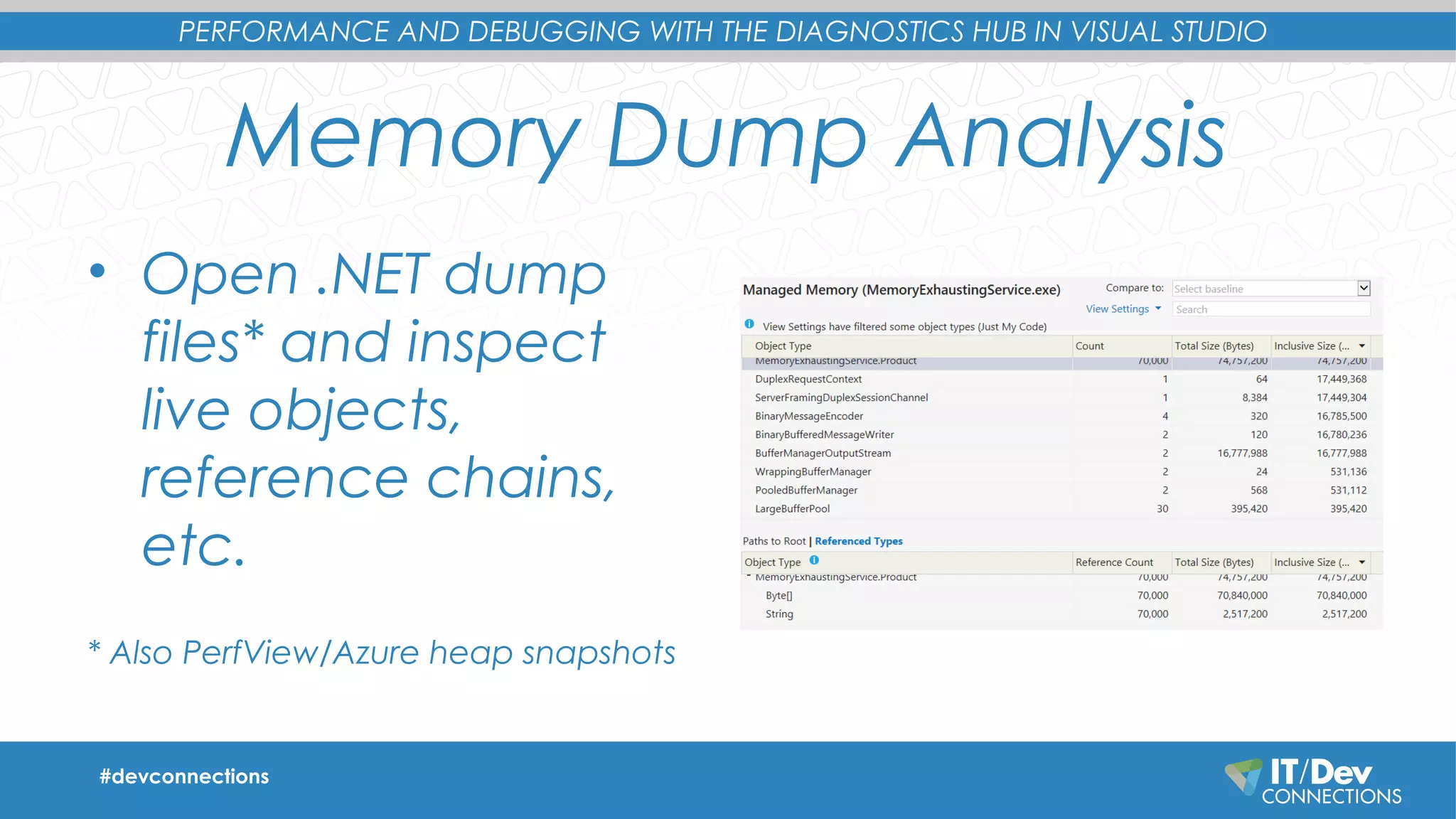 Performance and Debugging with the Diagnostics Hub in Visual Studio ...