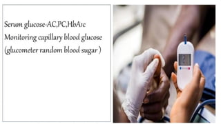 Diagnostic Blood Testing Procedures   and comprehensive