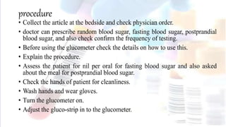 Diagnostic Blood Testing Procedures   and comprehensive