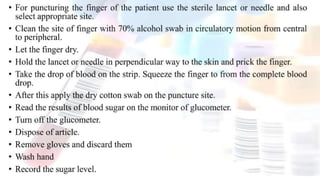 Diagnostic Blood Testing Procedures   and comprehensive